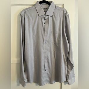 Express Light Gray Dress Shirt